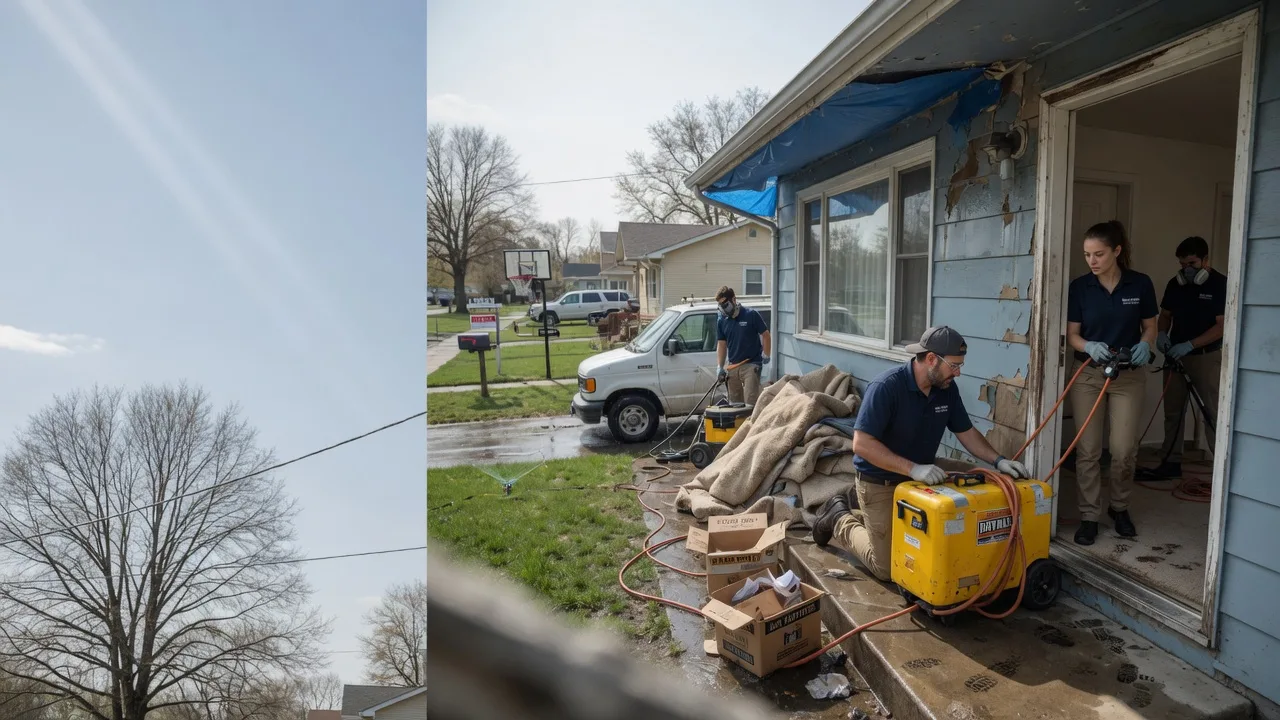 Basement Flood Cleanup in Caney, OK near me